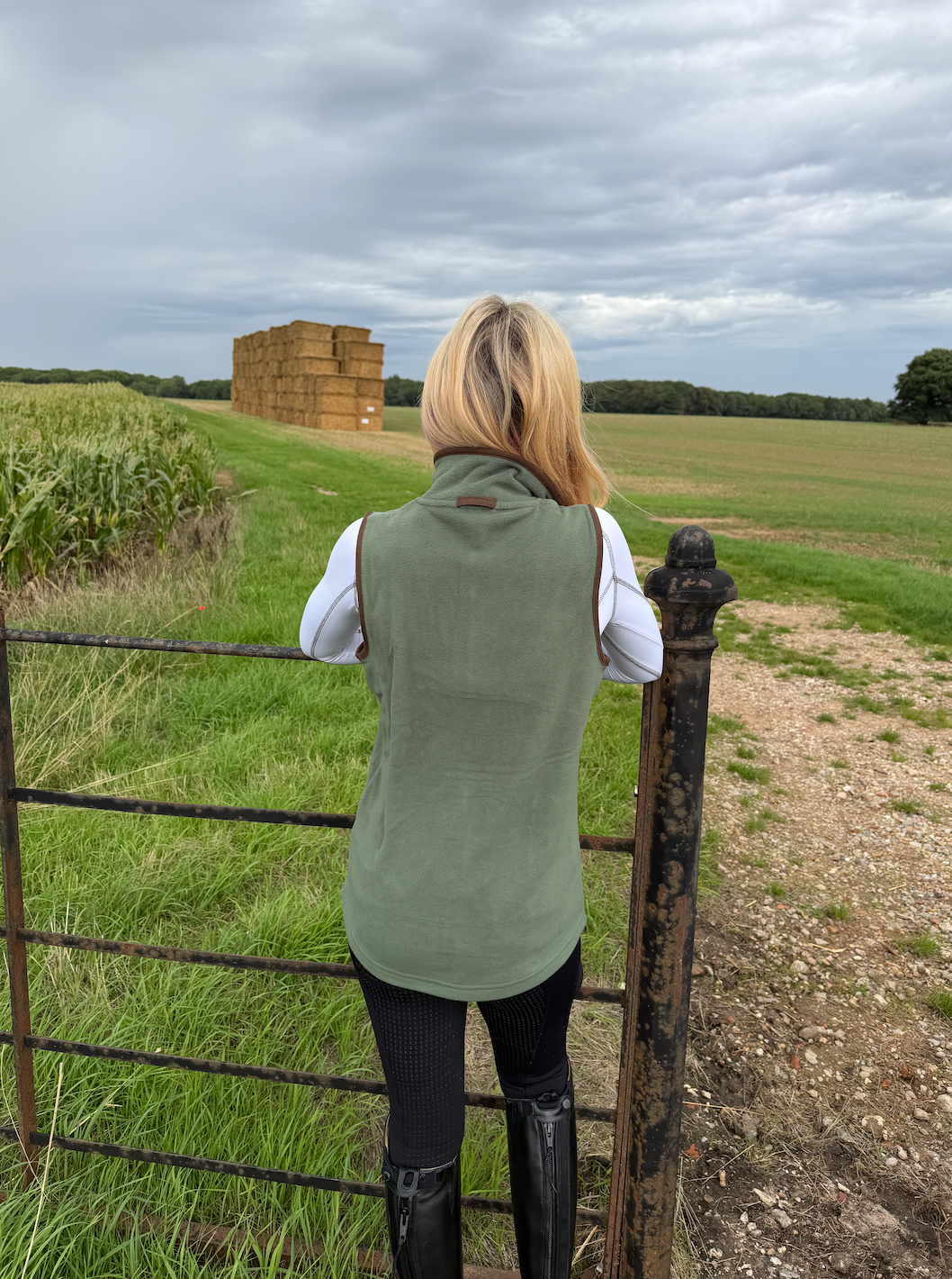 Moss Green Gilet